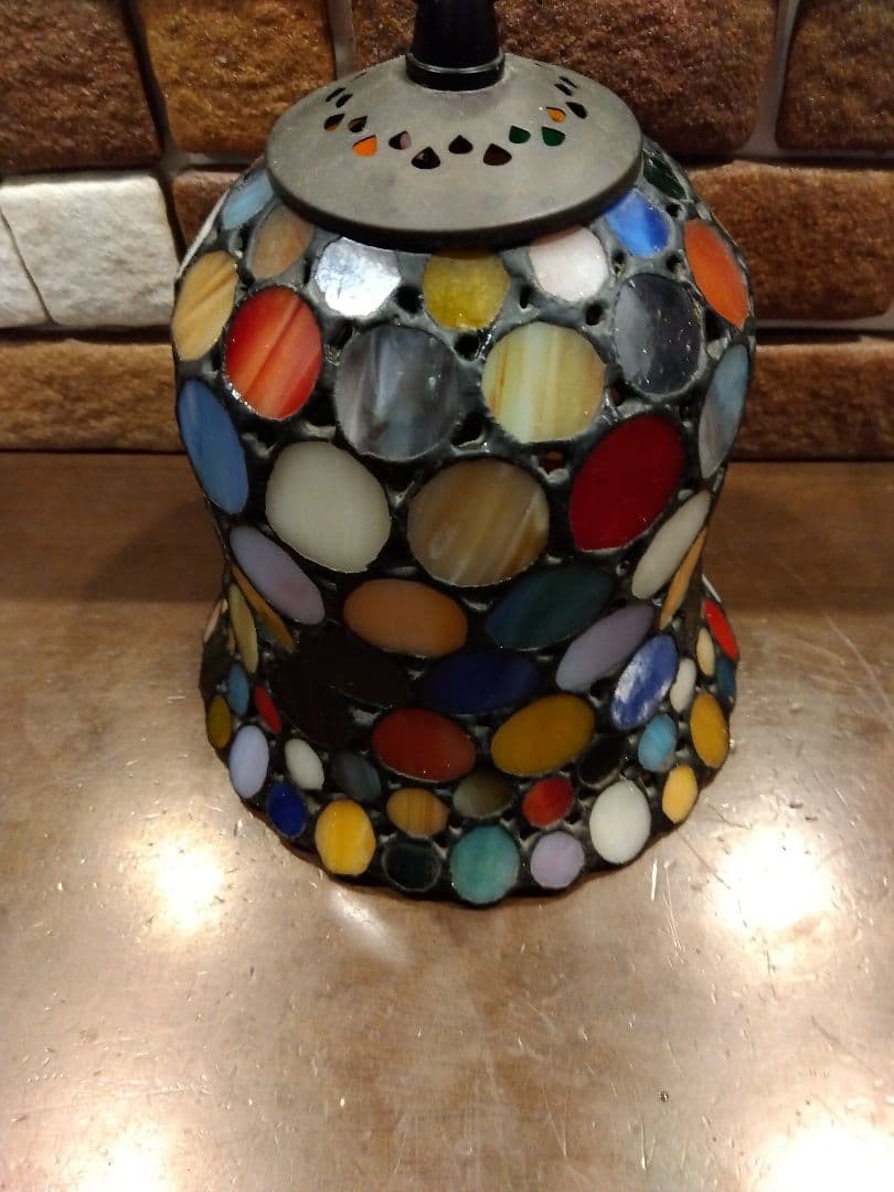 カラフル ステンドグラス ペンダントライト ステンドグラス　アンティーク