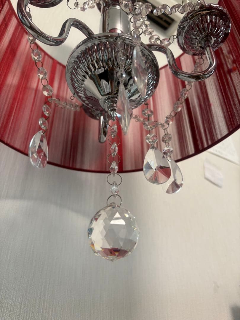 TOGA⭐️シャンデリア ✳︎赤✳︎照明器具