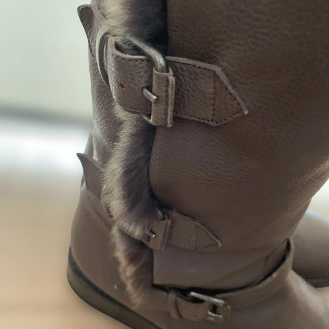 コ*タ様 サルトル　SARTORE エンジニア ブーツ ラビットファー　レザー
