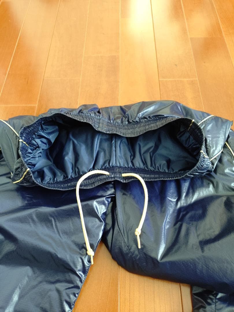 超美品 PUMA ウインドブレーカー上下セット ネイビー 中綿防寒 Oサイズ