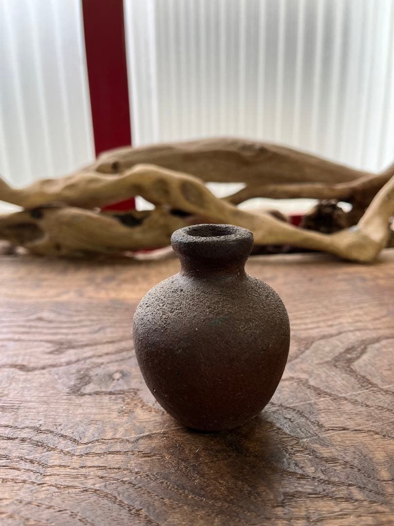 骨董／古陶／一凛差し／壺／年代不詳／希少／アンティーク／ヴィンテージ