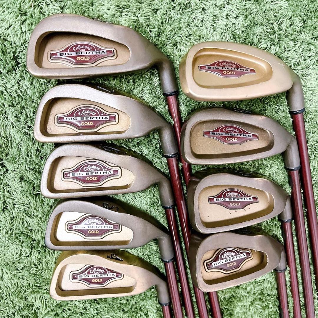 Callaway BIG BERTHA GOLD アイアン9本セット FLEXS