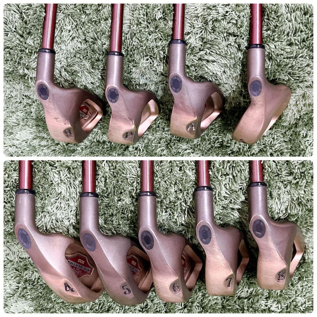 Callaway BIG BERTHA GOLD アイアン9本セット FLEXS