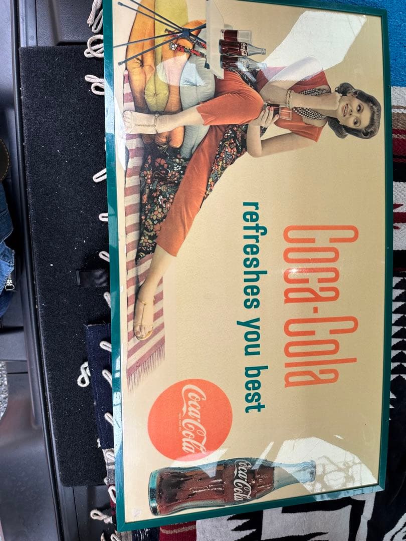 コカコーラ　ヴィンテージ　看板