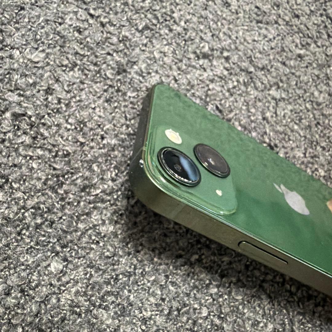 中古　iPhone13mini 緑　バッテリー75% 128G 初期化済