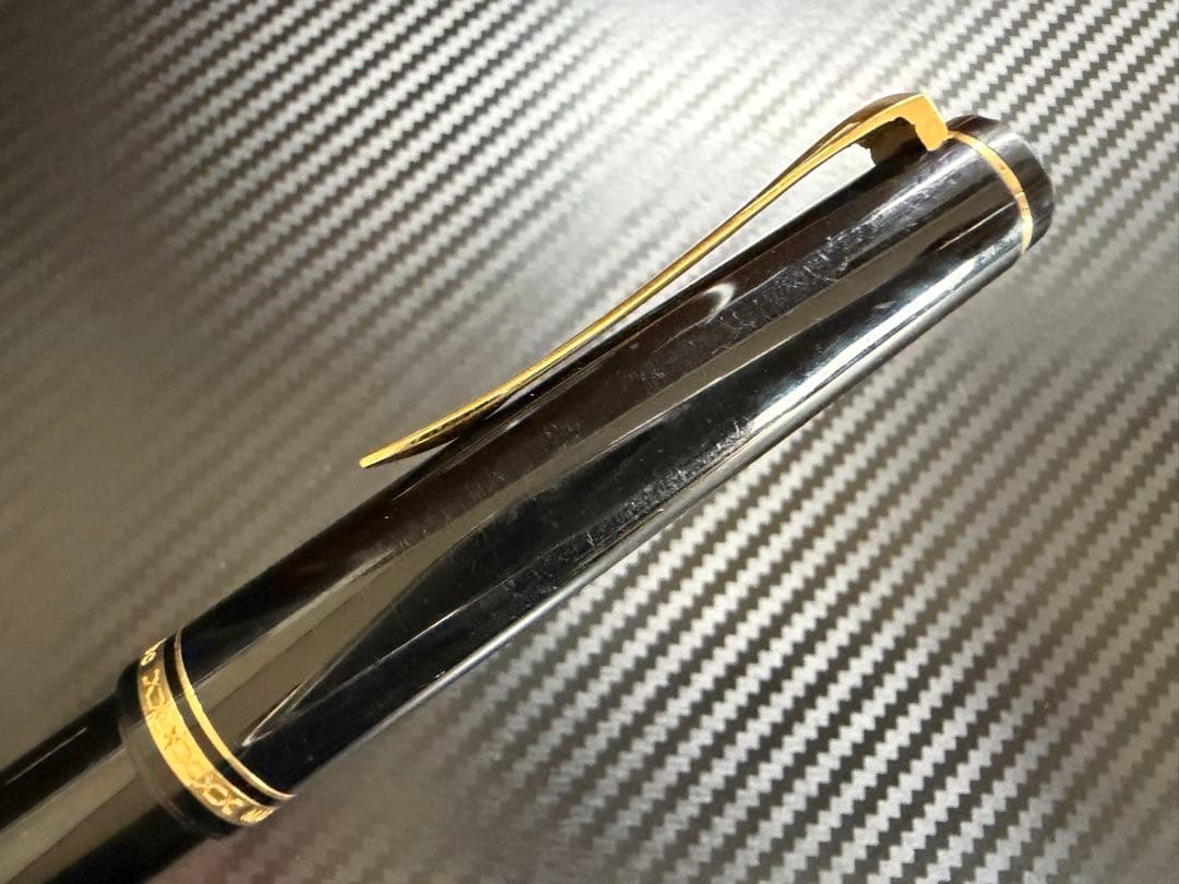 美品 パイロット 初期型 エラボー 万年筆 ブラック SM 軟中字