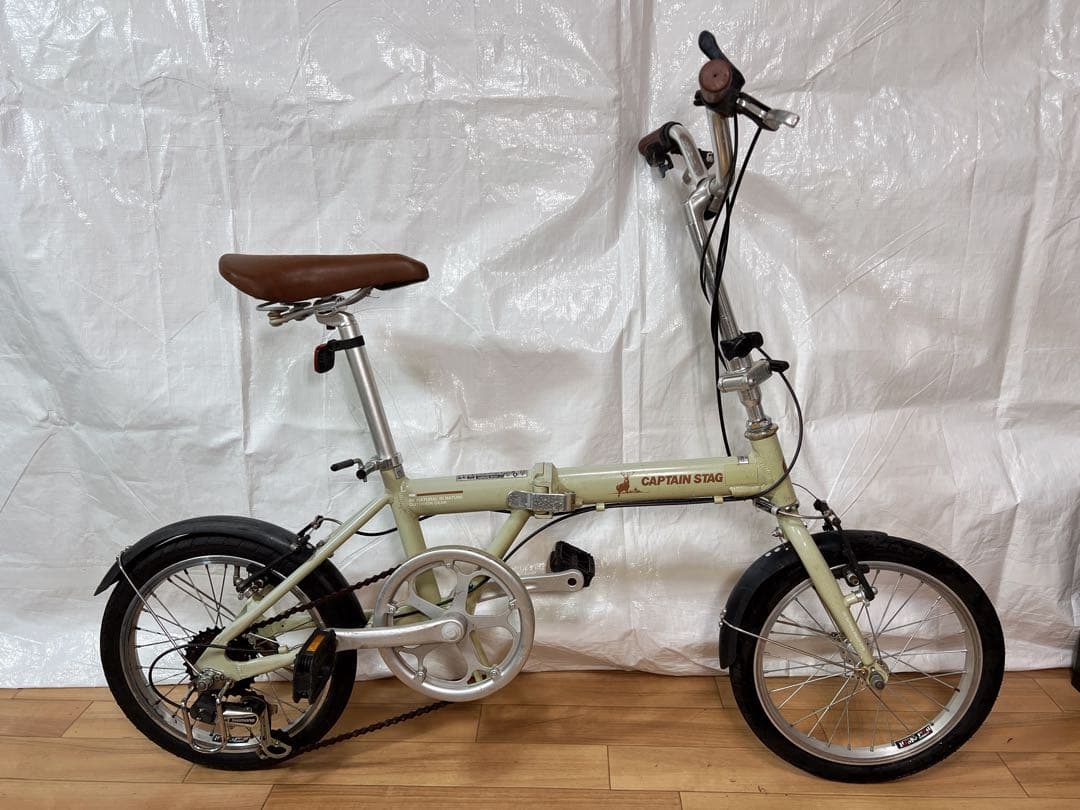 CAPTAIN STAG 16インチ折りたたみ自転車