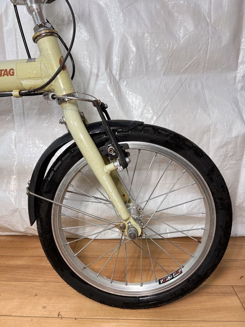 CAPTAIN STAG 16インチ折りたたみ自転車