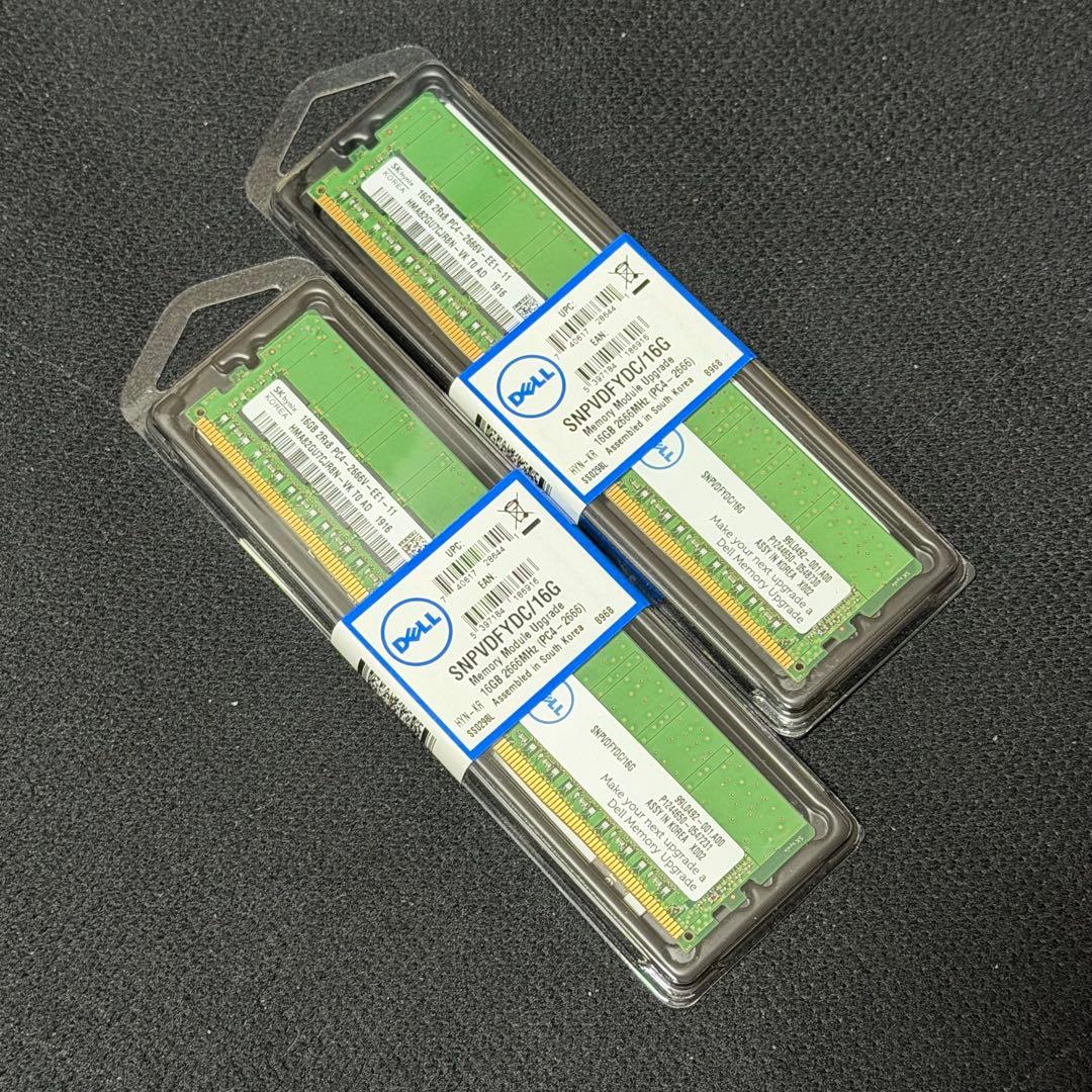 ④DELL SNPVDFYDC/16G メモリ 2枚セット 32G