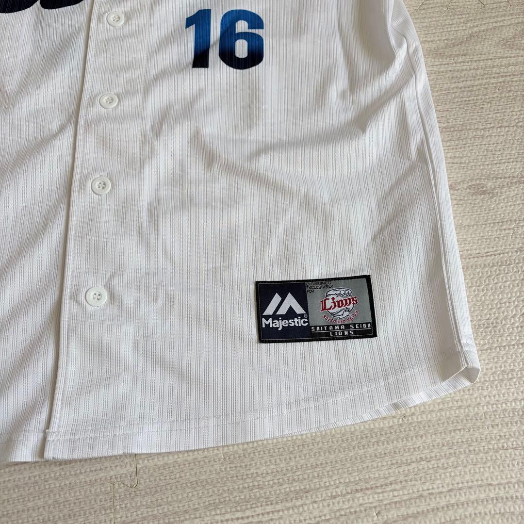 希少　松坂大輔 埼玉西武ライオンズ ユニフォーム　70周年記念　Mサイズ