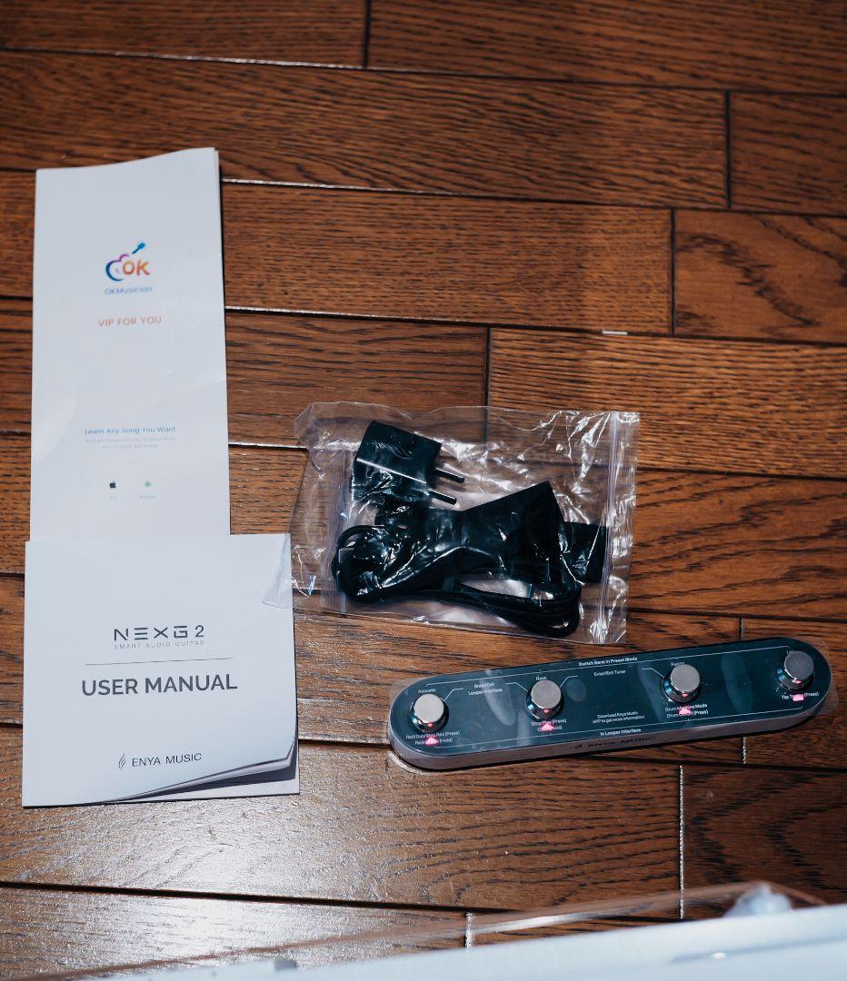 enya music NEXG2 ホワイト スマートギター