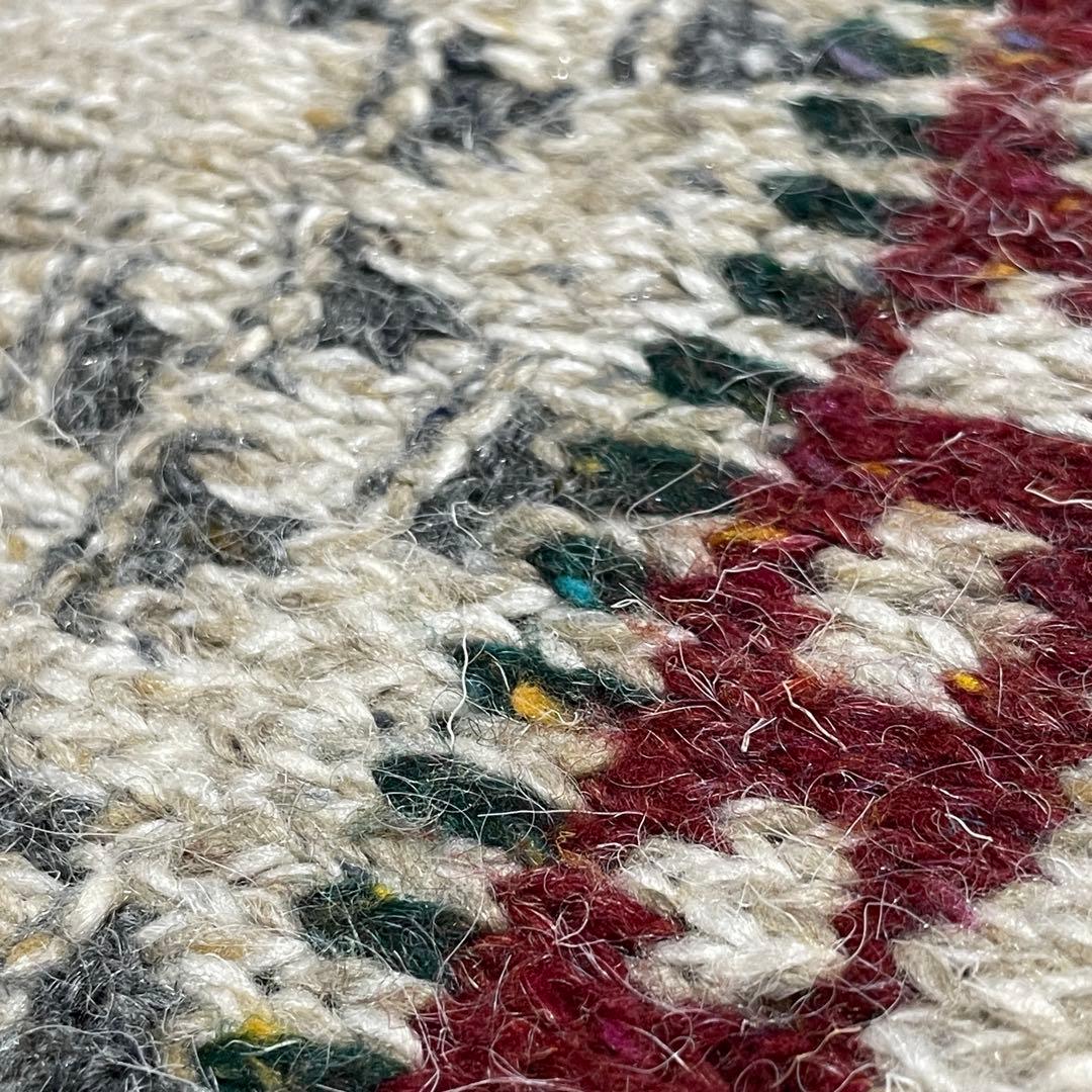 WOOLRICH 90s ローゲージニット ハンドニット 手編み XL