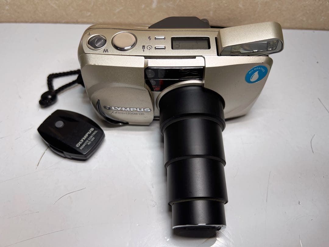 OLYMPUS μ mju Zoom130 フィルムカメラ 【中古】