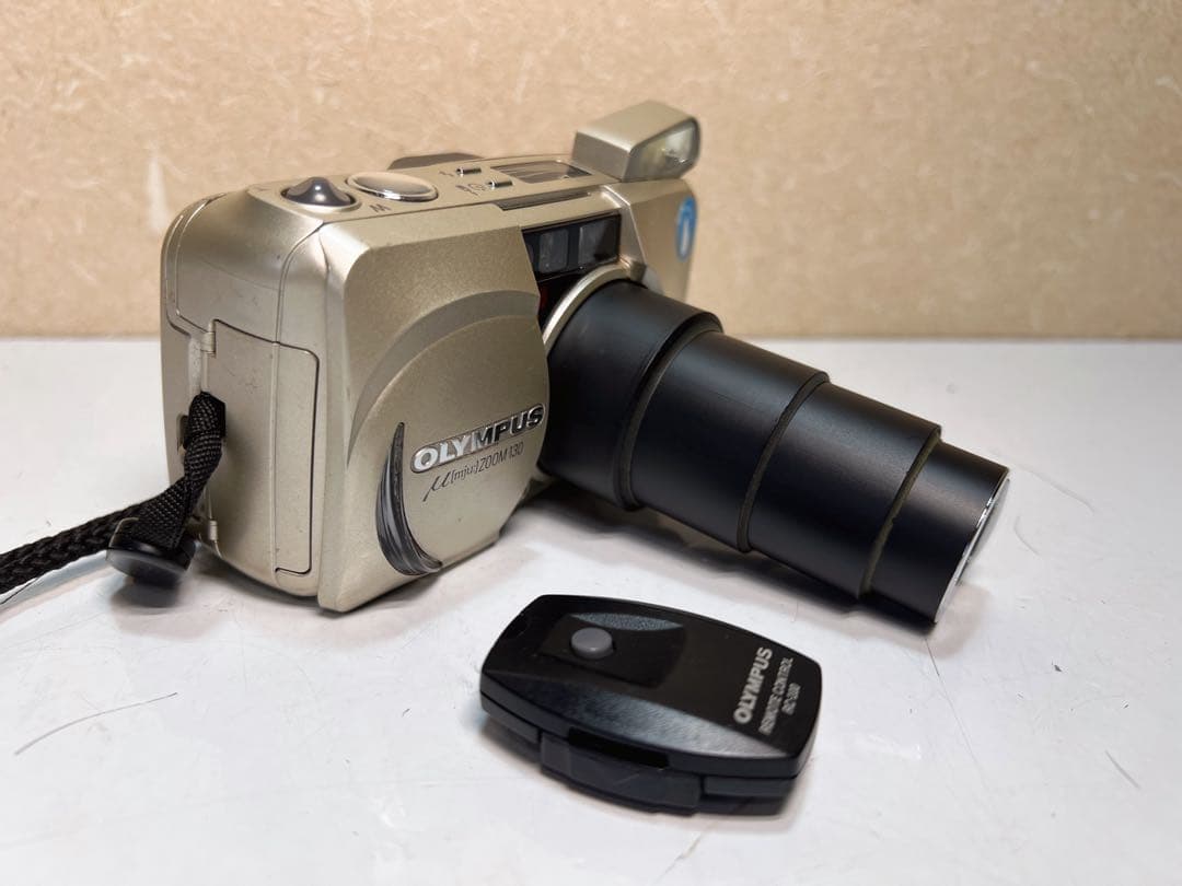 OLYMPUS μ mju Zoom130 フィルムカメラ 【中古】