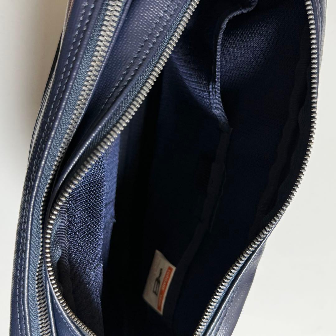 【フォロー割済み】美品 吉田カバン ラゲッジラベル 青バッテン ショルダーバッグ