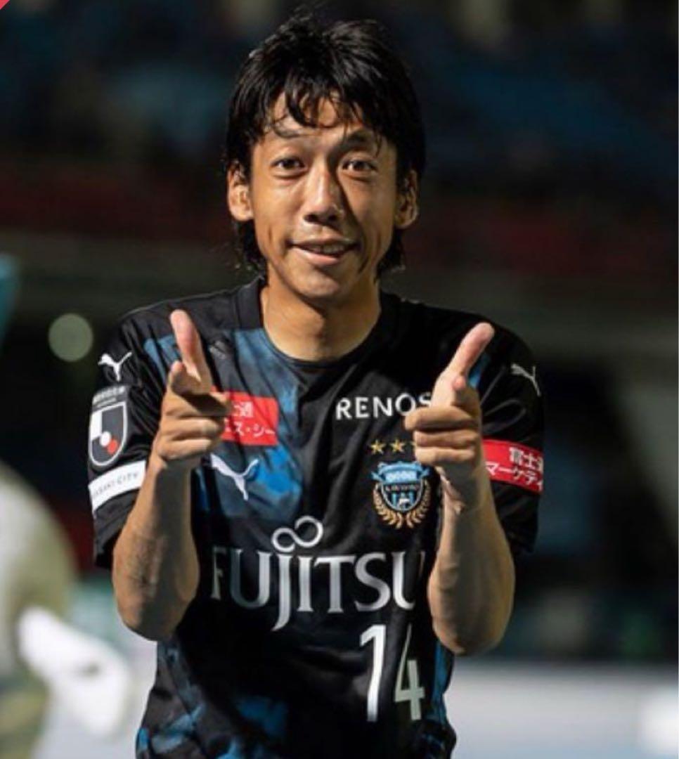 【美品】川崎フロンターレ2020リミテッドユニフォーム 14.中村憲剛 XXL