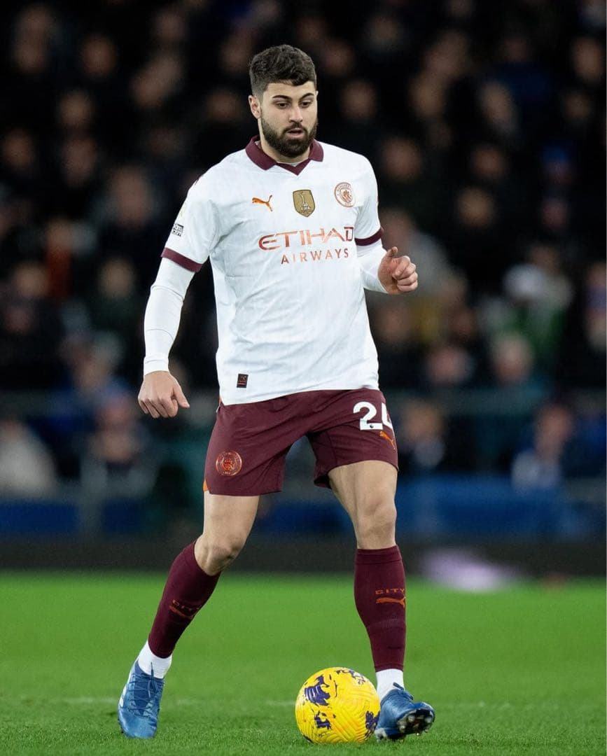 マンチェスターシティ 23/24 アウェイ グヴァルディオル サイン入り M