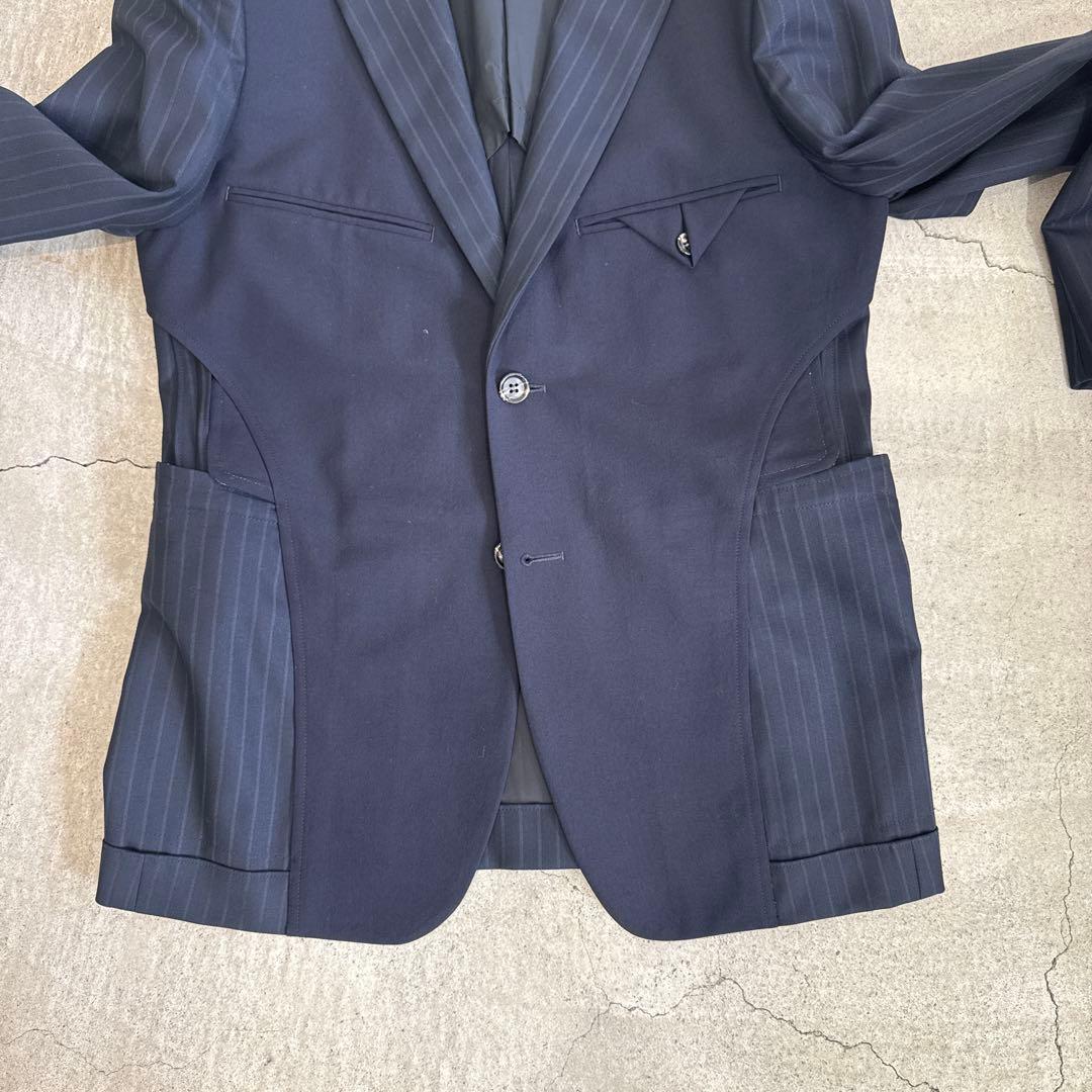 COMME des GARCONS HOMME DEUX ネイビー ストライプ