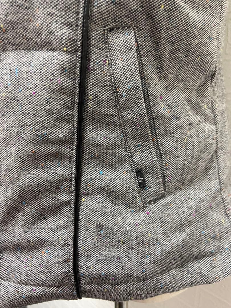 Munsing wear ミックスツイード　ダウンベスト　サイズM 美品☆