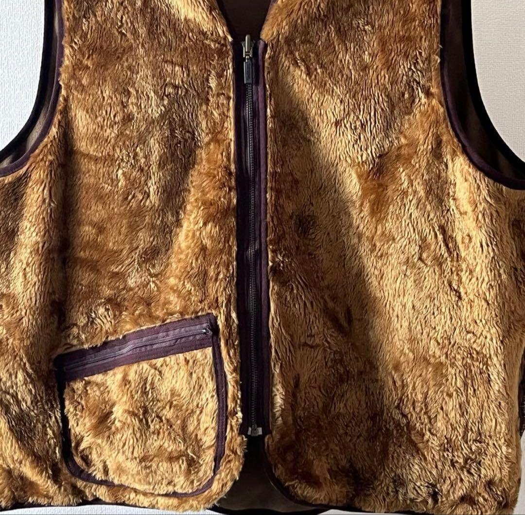 Barbour”バブアー”リバーシブル ジップ パイル ライナーベスト ボア