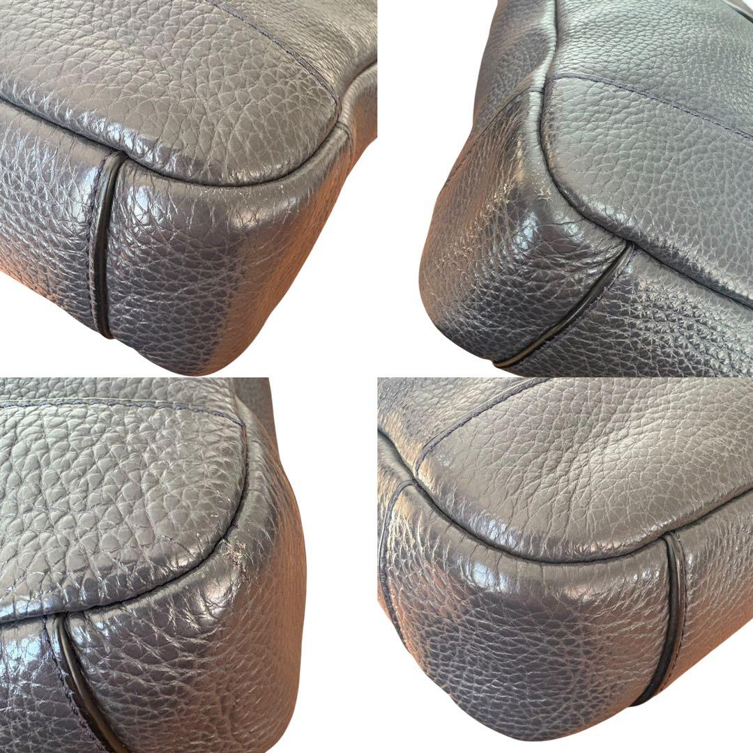 極美品✨COACH シボ革 ビジネスバッグ レザー A4可 ブラック