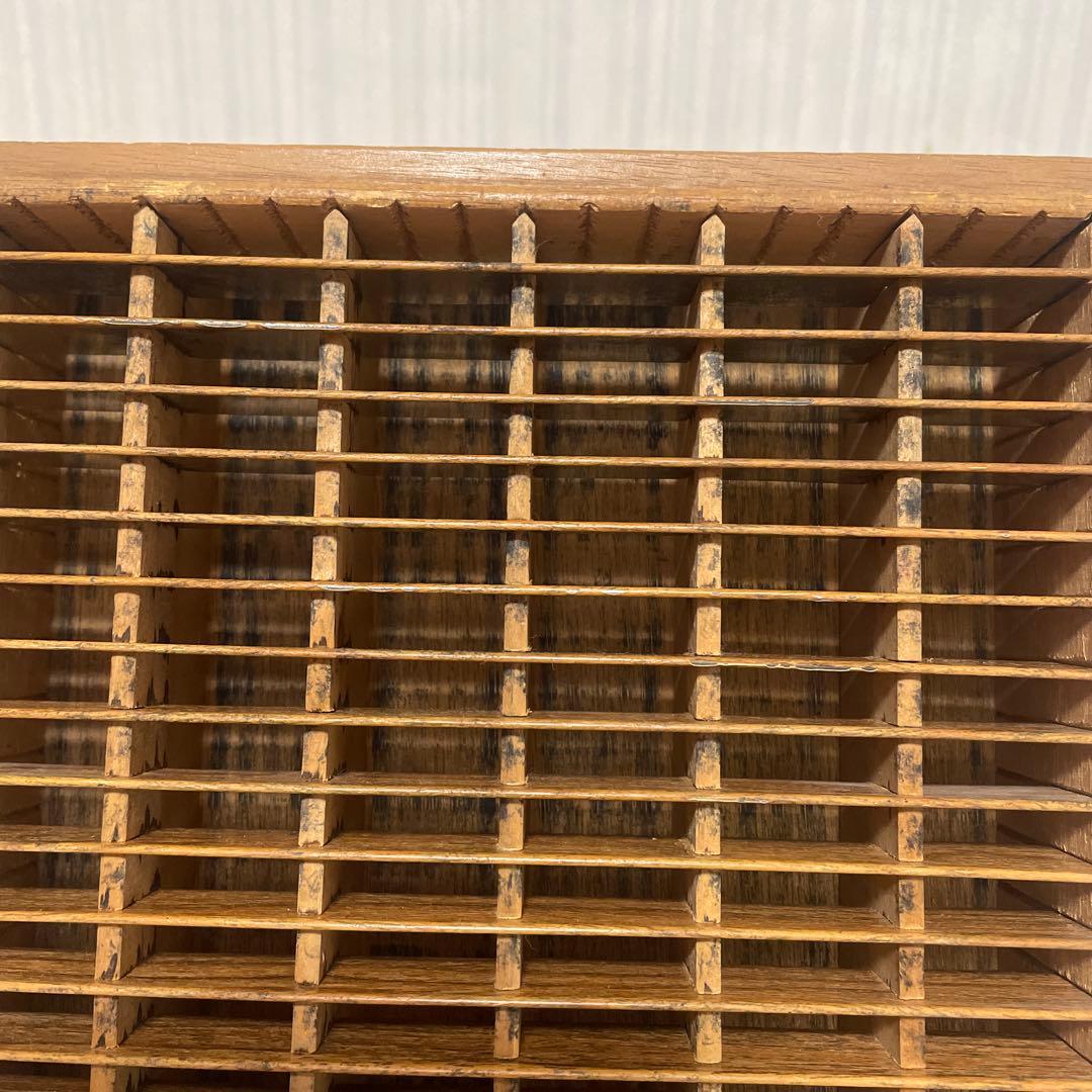 昭和レトロ 科目印 ケース ゴム印ケース 古道具 インテリア 収納