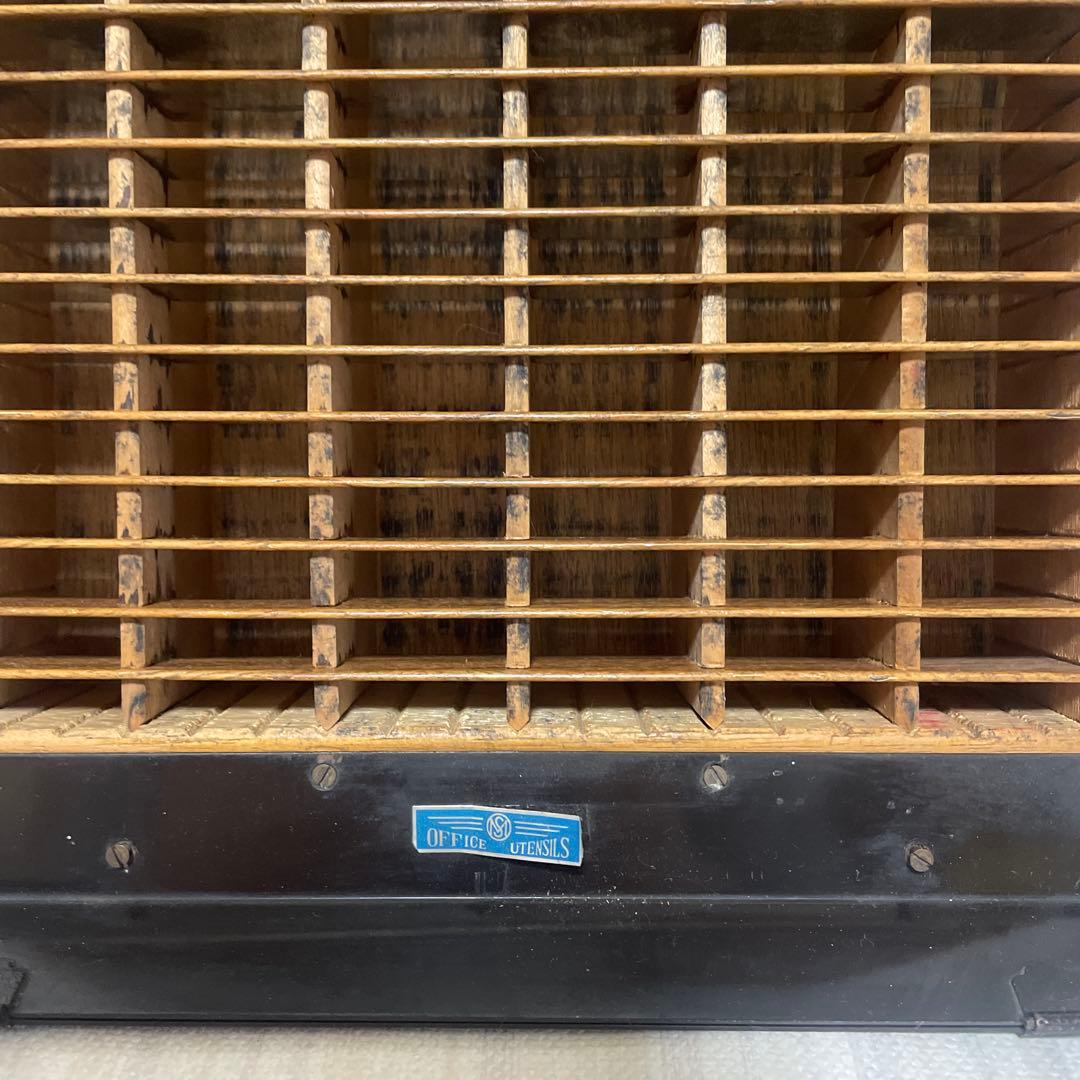 昭和レトロ 科目印 ケース ゴム印ケース 古道具 インテリア 収納