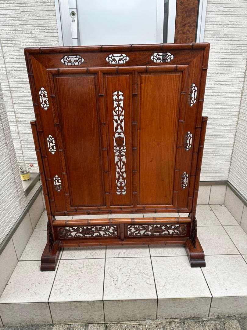 唐木　花梨　衝立