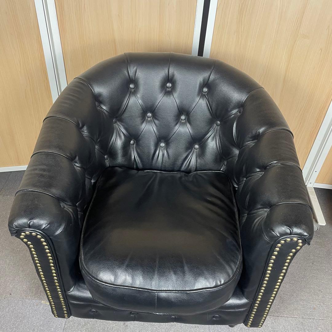 【送料込】VINCENT ヴィンセント ソファ 1人掛け アンティーク調