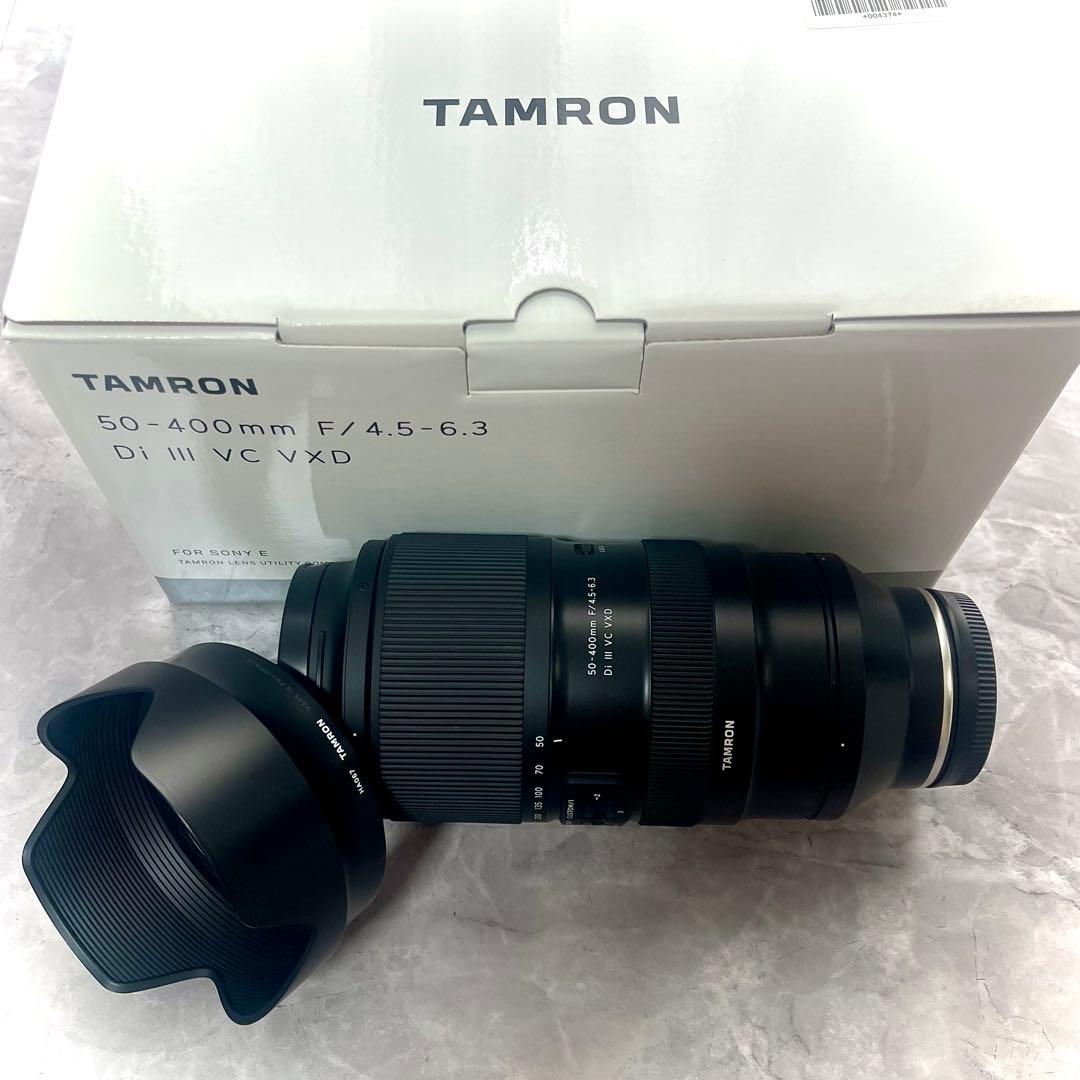 【美品】TAMRON 50-400mm F4.5-6.3＋三脚座付き