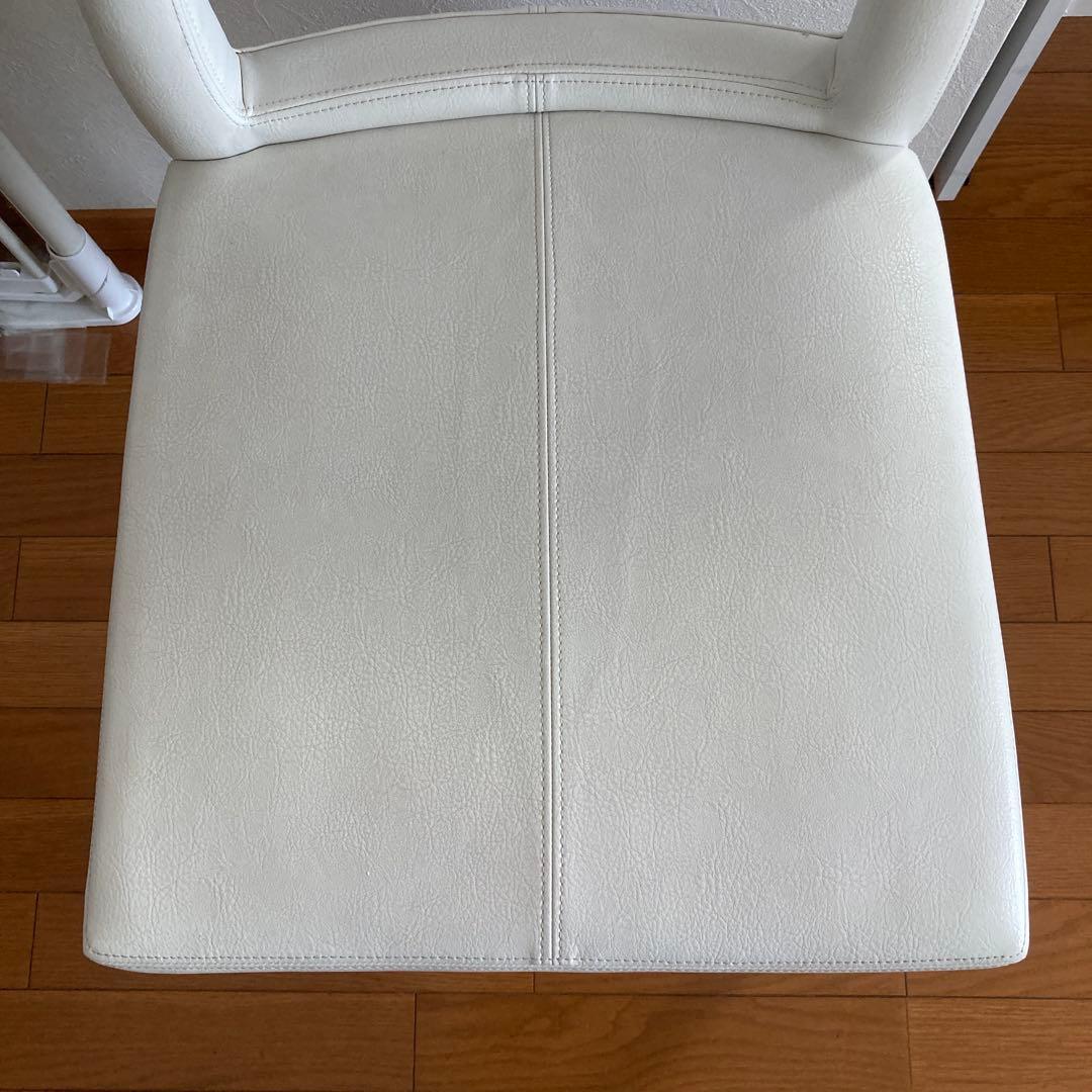 IDEE イデー ダイニングチェア 綺麗な真っ白 カフェ サロン 映えるチェア③