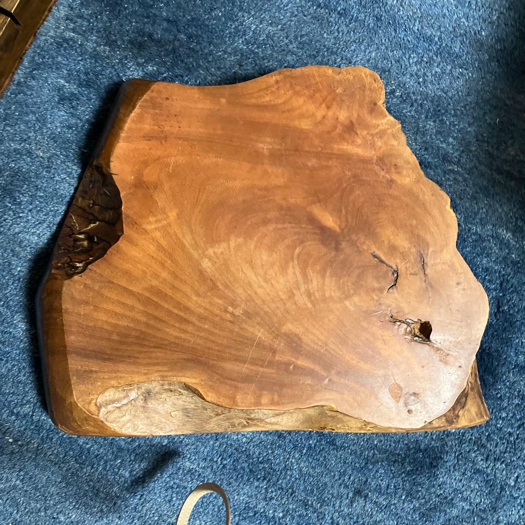 天然無垢材の大型木製花台・飾り台・盆栽台