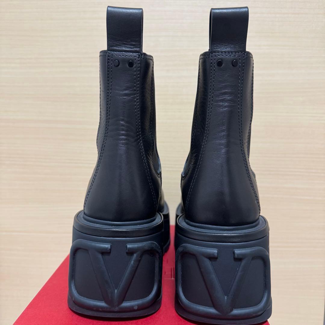 ヴァレンティノ　ショートブーツ　ブラック　厚底　プラットフォーム　37