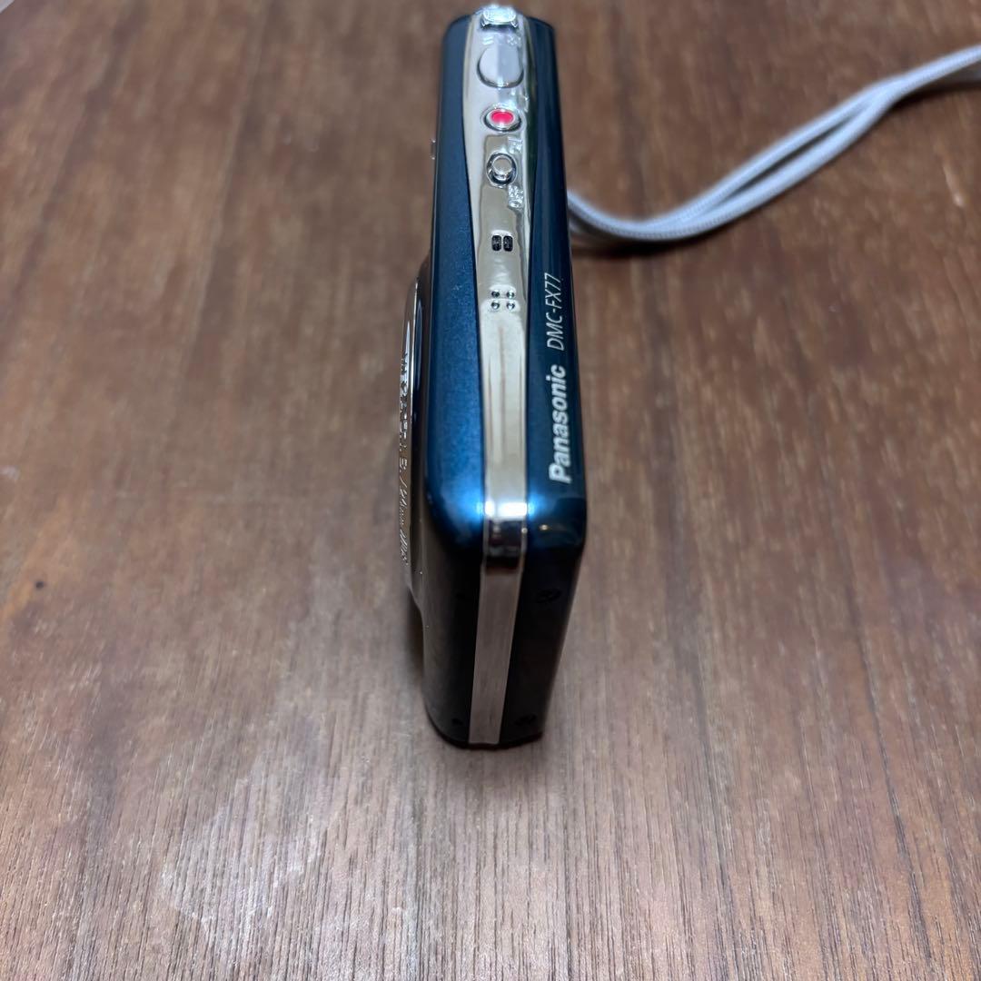 美品 Panasonic LUMIX ルミックス ブルー コンデジ　デジカメ