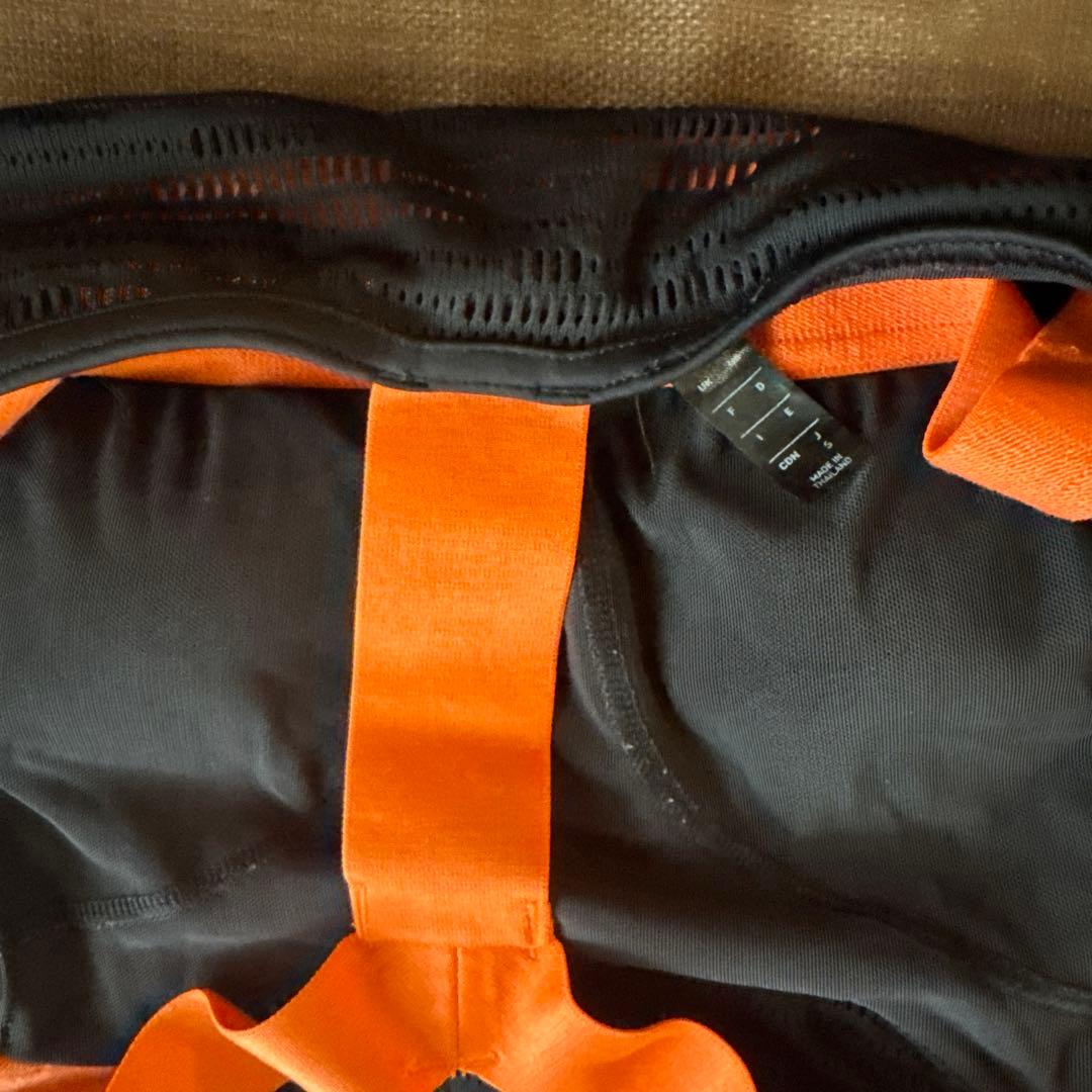 adidas テニスウェアセット 黒/オレンジ