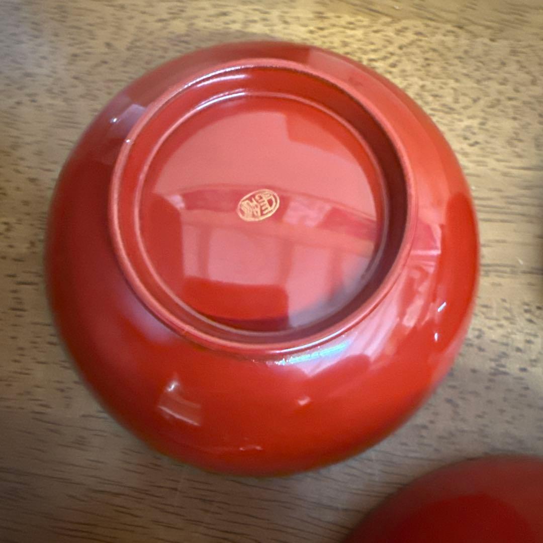 象彦　夫婦椀　塗り椀　美品