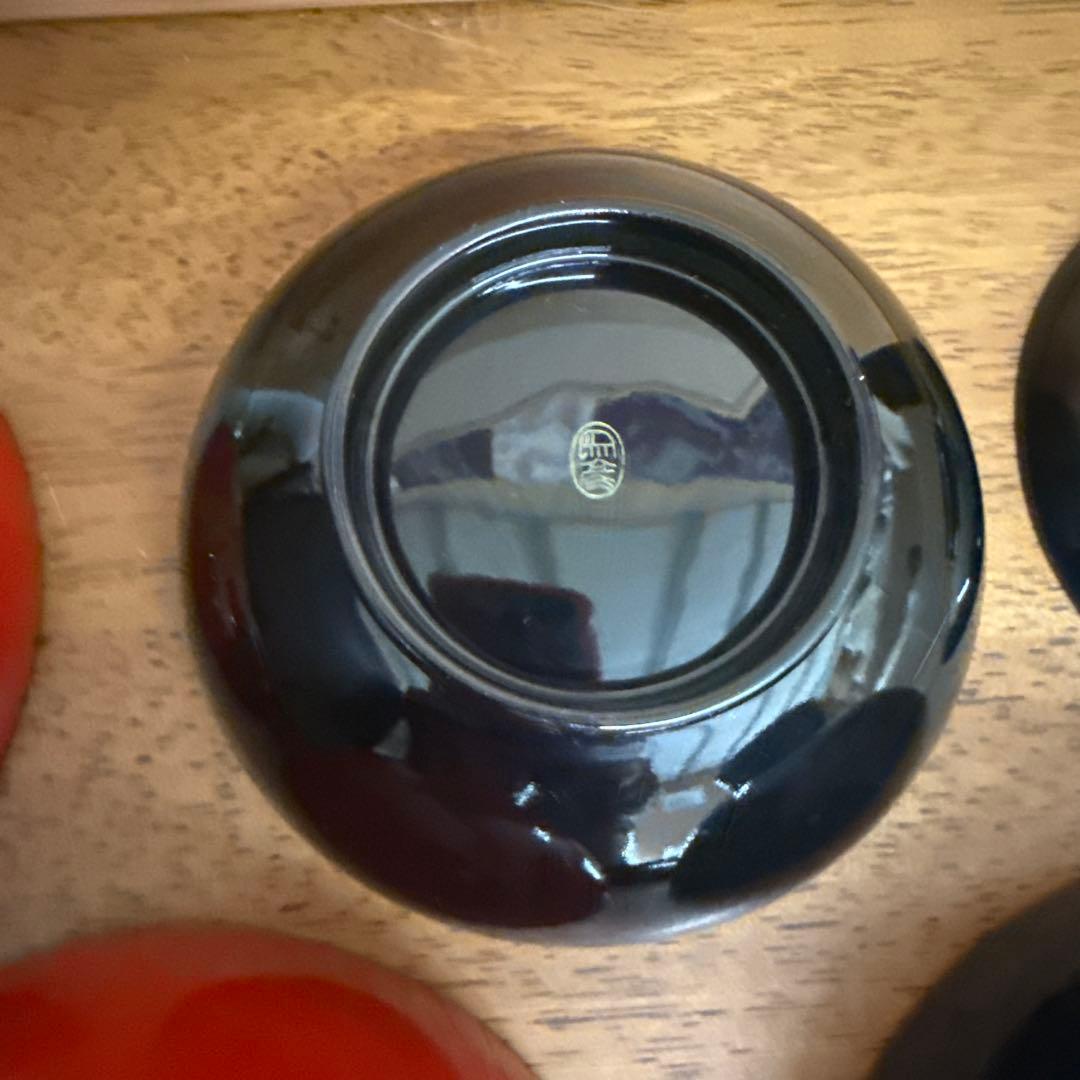 象彦　夫婦椀　塗り椀　美品