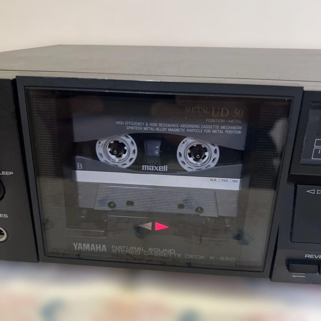 YAMAHA K-550 カセットデッキ動作品保証有 新品テープ2本付属超お買得