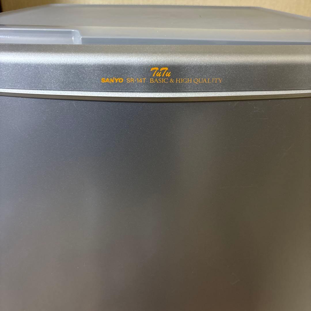 ⚫︎SANYO ノンフロン冷凍冷蔵庫 137L 2ドア SR-14T （S）動作品