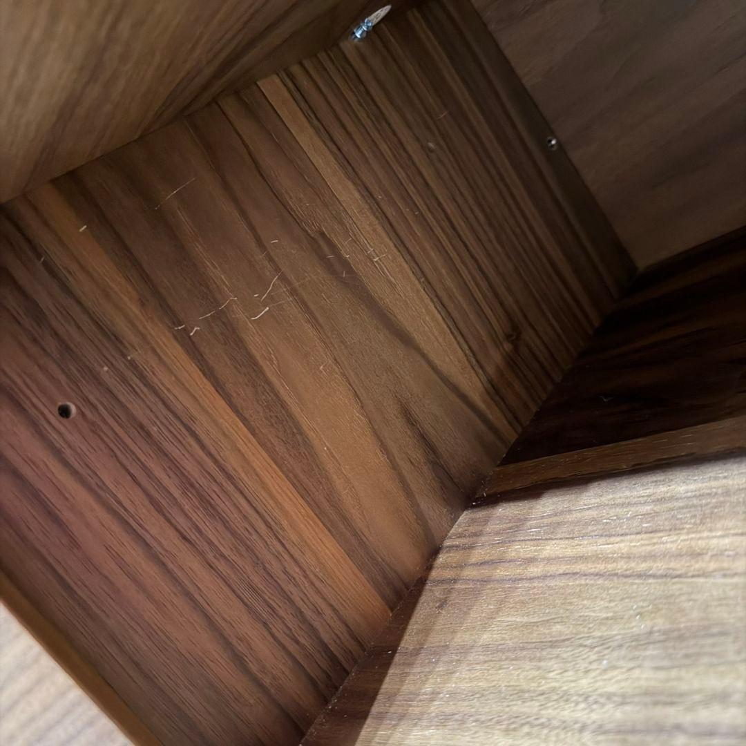 【廃盤希少】無印良品　スタッキングキャビネット小　ウォールナット