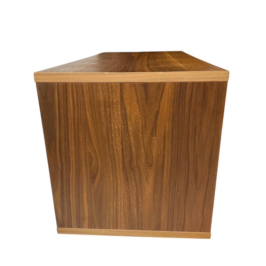 【廃盤希少】無印良品　スタッキングキャビネット小　ウォールナット