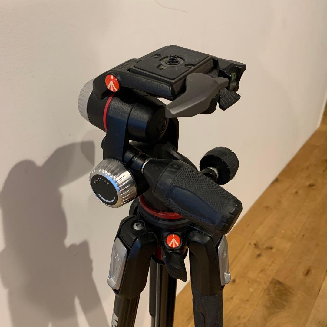 【美品】Manfrotto 190 3段 + XPRO3ウェイ雲台