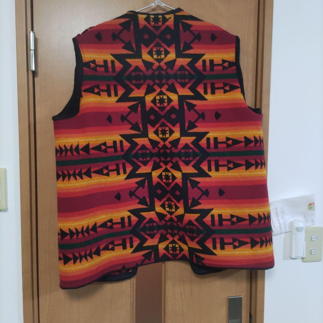 m*a様 ペンドルトンベスト　幾何学模様　ラグベスト　imazine