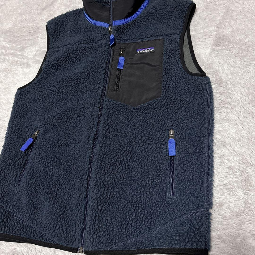 美品 パタゴニア クラシック レトロXベスト Sサイズ ネイビー