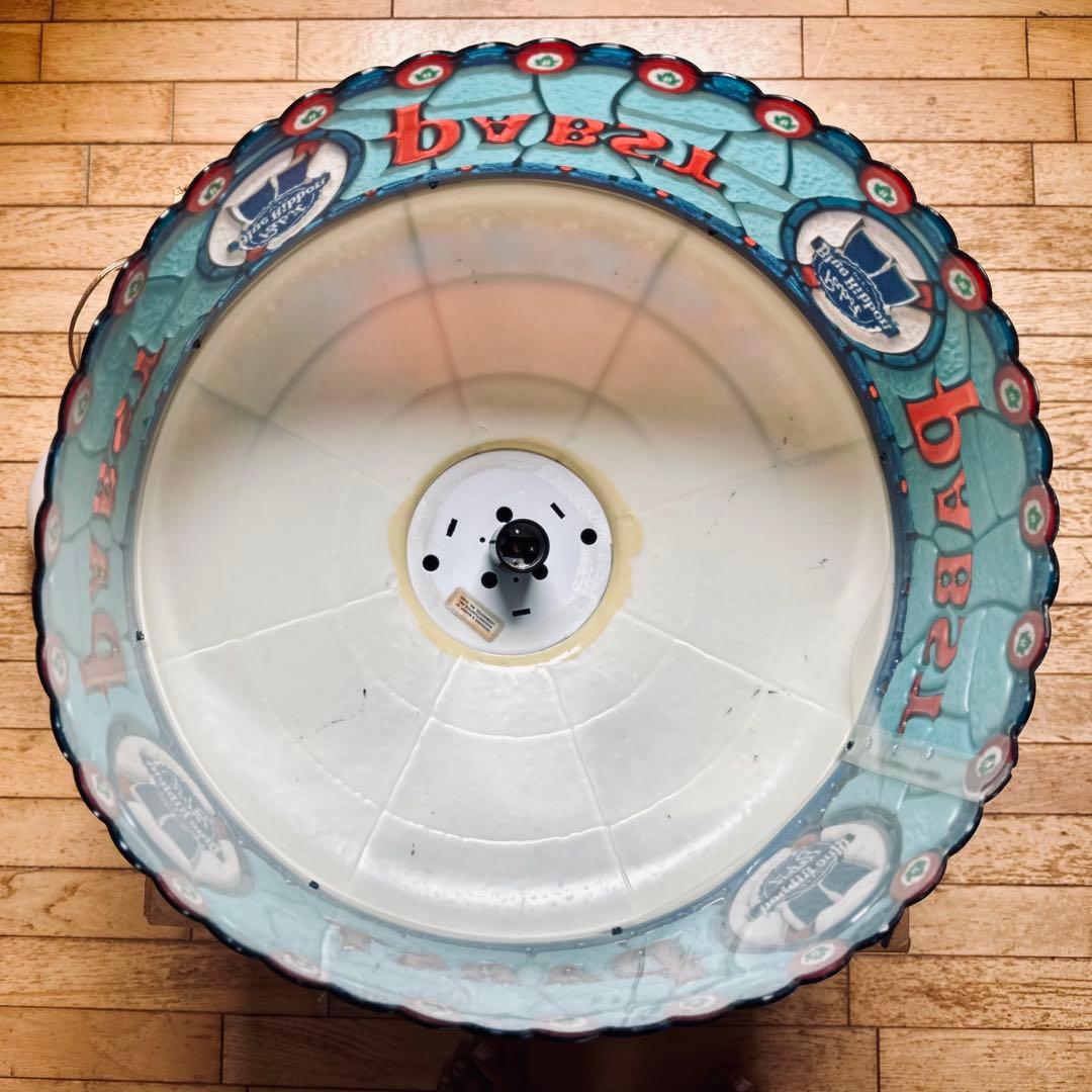 ビンテージ Pabst Blue Ribbon 吊り下げ ライト パブスト