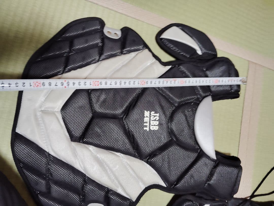 ZETT JSBB キャッチャープロテクター ブラック/ホワイト