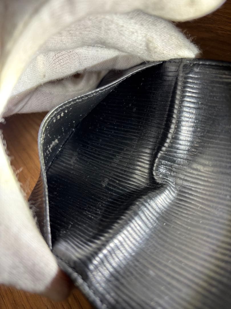 ルイヴィトン エピ 名刺入れ 名刺ケース カードケース 黒