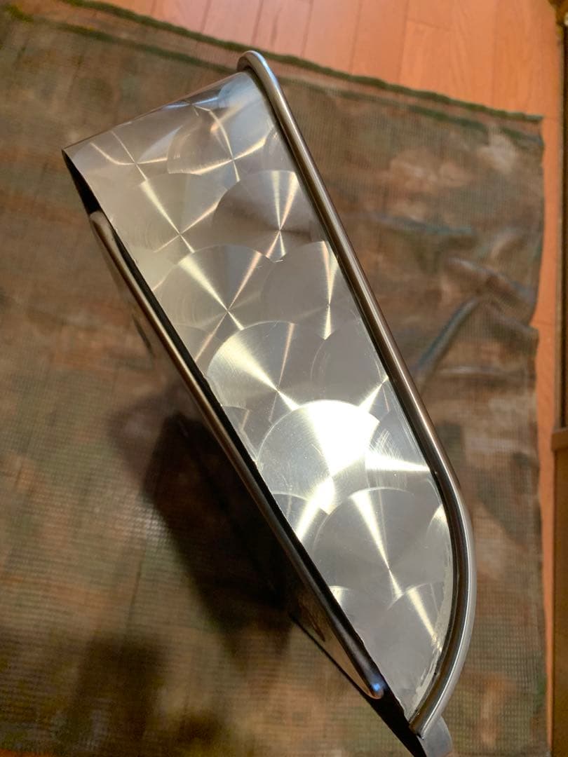 ◼️大型トラック ステンレス ナンバー枠 ウロコ バイザー