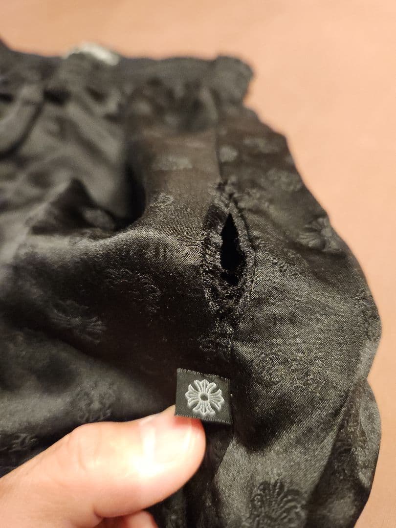 クロムハーツ シルク トランクス ほつれ穴有り 新品未使用