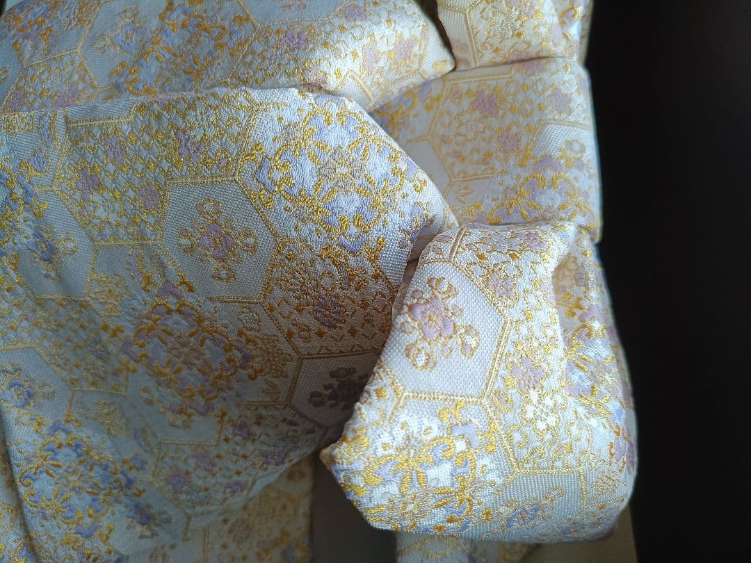 期間限定お値引き☆高級品☆新品☆七五三☆７歳　帯　筥迫セット